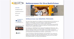 Desktop Screenshot of bramin-pressen.de