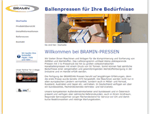 Tablet Screenshot of bramin-pressen.de